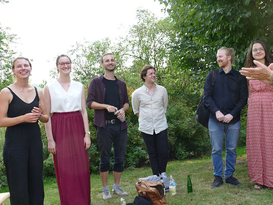 Nachfeier des Mährisch-Neustädter Wachsstockfestes an der Weingartenkapelle (Foto: Karl-Franz Thiede)